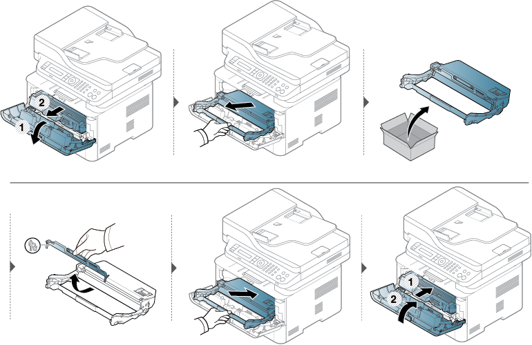 Replacing the imaging unit